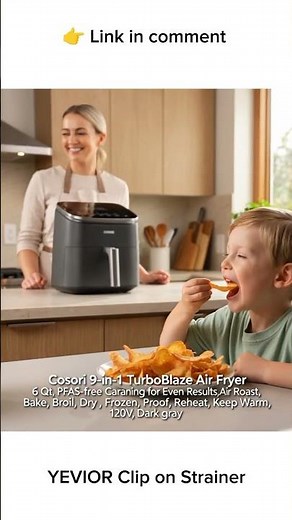 Cosori 9-in-1 TurboBlaze Air Fryer 6 Qt Review | PFAS-Free Ceramic Air Fryer | 450°F Fast Cooking