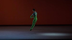 Energetic and wildly entertaining, dance legend Mark Morris’ Sandpaper Ballet is today’s #DigitalDance clip! Set to music by the 20th century American composer Leroy Anderson, the dancers appear in cheerful green unitards and matching gloves. Fun fact: there is a REAL typewriter in the orchestra pit, which is used during Anderson’s piece entitled “the typewriter.” Featuring Anderson Souza & Atlanta Ballet dancers. Video by Brian Wallenberg. | Atlanta Ballet