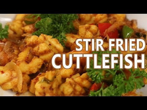 Stir Fried Cuttlefish Recipe | Mallika Joseph FoodTube