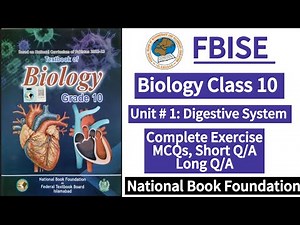 Class 10 Biology Unit 1 Complete Exercise | New Syllabus 2025|LearnOnlineWithAnum