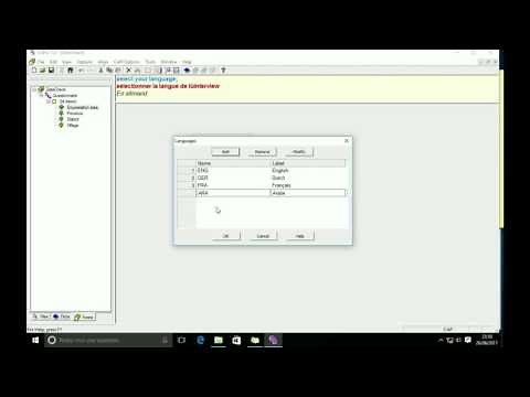 CSPRO en Français | questionnaire Multilingue