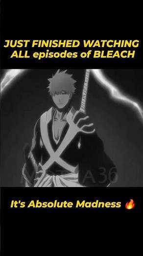 Finally ! Finished Watching All Episodes Of BLEACH 🔥 #Bleach #Anime #Bleachtybw