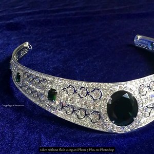 Wedding Crown Ultra-reflective the Greville Emerald Kokoshnik Princess Eugenie Royal Bridal Tiara Emerald Luxury CZ Diamonds Green Gem - Etsy