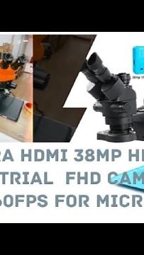 Camera HDMI 38MP HDMI3860 Industrial FHD Camera V6 1080P 60FPS For Microscope Industry Microscope