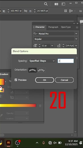 Blend tool work #graphics #graphicdesign #meghla_mehek