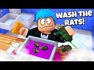 Wash The Rats | Roblox | PALIGUAN ANG MGA DAGA BAGO KAININ!