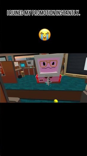 I ruined my promotion instantly! #jobsimulator #gamingshorts #vrgaming