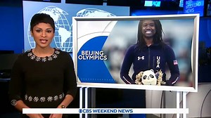 HISTORIC GOLD: U.S. Speed Skater Erin Jackson won gold in her 500 meter race, making history as the first Black woman to win an individual Olympic medal in speed skating. | CBS Evening News