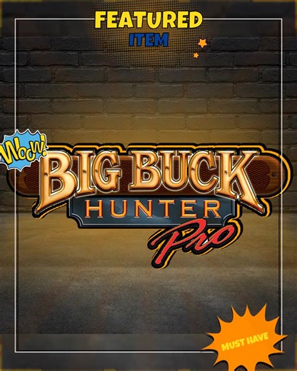🎯 Level up your arcade game collection with our Big Buck Hunter Pro Pinball Topper! 🎉 Transform your game room into a thrilling environment with this stunning 3D LED Light Box. At just $129.50, its vibrant colors and dynamic design not only elevate your pinball experience but also serve as a captivating conversation starter at your next gathering. Make every play feel legendary! 🕹️✨ Why settle for ordinary when you can go BIG? Grab yours and light up your gaming world! 😏💡 #ArcadeLife #Pinba