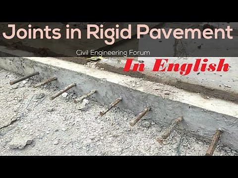 Types of joints in Rigid Pavement | Method of Construction | In English