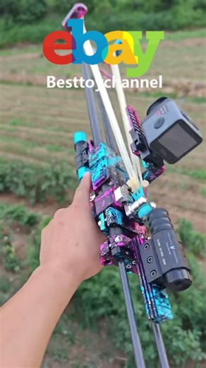 Thermal Infrared Night Vision Device on slingshot rifle #archery #slingshot