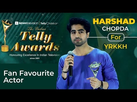 Harshad Chopda Wins Fans Favourite Actor For YRKKH | Indian Telly Awards 2023