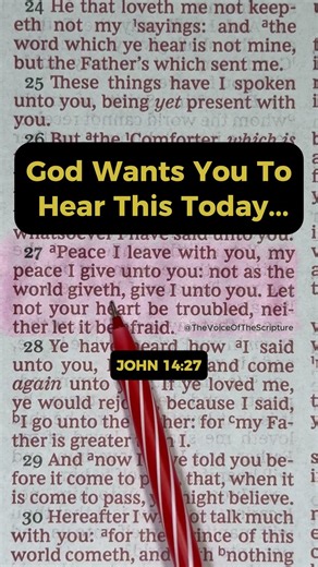 🕊️God Is Sending You Peace Today | John 14:27 #jesus #gospel #2026 #grace #god