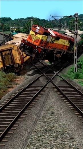 Indian train Simulator, Biggest Train Collisions & Mistakes Caught on Camera, Train Game #traingame
