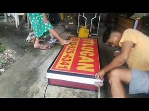 Panaflex Signage making #diy #panaflex #signage