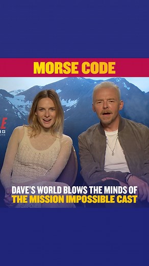 Did you know the original Mission Impossible song was based off Morse Code? 🎶 Dave blew Simon Pegg & Rebecca Ferguson’s minds so much that they had to RETELL his fact in their next interview with NME 🤯 #MissionImpossible7 #missionimpossible #simonpegg #rebeccaferguson #dermotanddave #todayfm #morsecode #funfacts #laloschifrin #missionimpossibledeadreckoning #missionimpossiblethemesong | Today FM