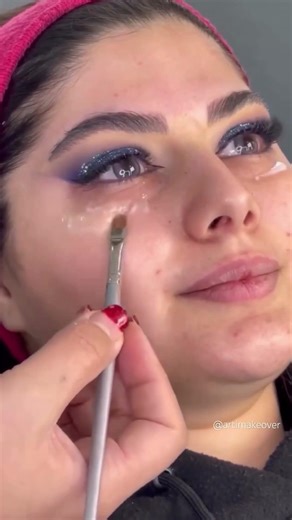 Arabic Blue💙👀Eyes and makeup tutorials #viral #viralvideo #trendingshorts #eyemakeup #shorts