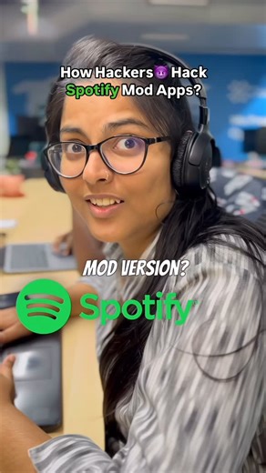 CloudSEK | ⚠️ Modded Apps = Risk! Protect Your Data! Modded apps can steal your data and harm your phone! 🔥 Watch how a Spotify mod gets hacked and... | Instagram