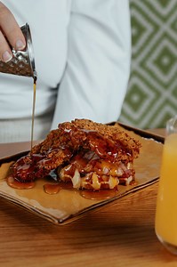 4.3K views · 19 reactions | ⚠️ It's a no judgement zone here! ⚠️ Whether you want waffles for breakfast, lunch, or dinner, Harvester's the one. We'll see you later  | Harvester | Facebook