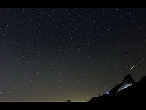 Beautiful Night Sky and Shooting Stars || Time-Lapse Film