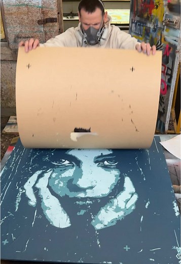 Challenging Stencil Art Process: Face Value Creation