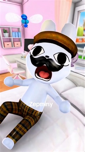 The fly and her friend Barney #roblox #animalhospital Animal hospital react to #funny #animation