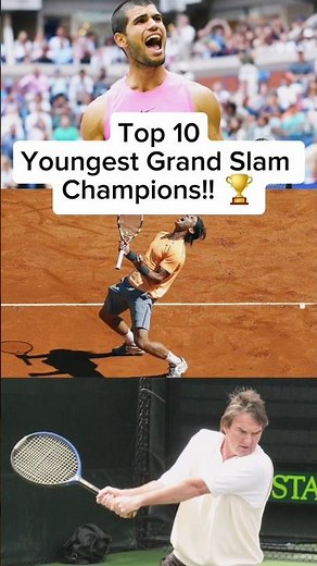 Youngest Grand Slam Champions in Tennis History