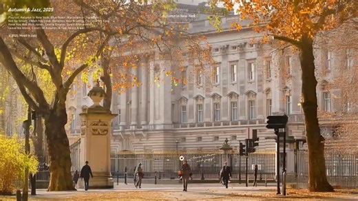 [Playlist] Jazz｜ 在浪漫的秋日街头聆听令人愉悦的秋日爵士乐 | 節奏平靜放松，让您心情放松舒适 | 柔和的秋日爵士乐