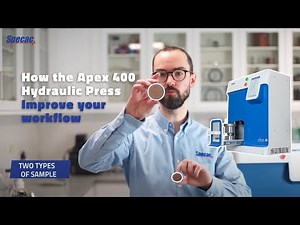 How the Apex 400 Hydraulic Press improve your XRF Lab's workflow