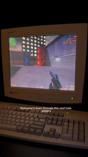 Retro Computer on Instagram: "The roof hole in CS Assault… Everyone who’s played the game has been through it dozens of times. There’s no one who hasn’t gone through that hole—whether to grab the hostages, surprise the enemy, or just for the classic CS memory #retrocomputer #retrogame #90s #2000s #cs"