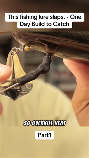 This fishing lure slaps. - One Day Build to Catch. Part1 #fishinglure #fishing #marlingbaits #fis