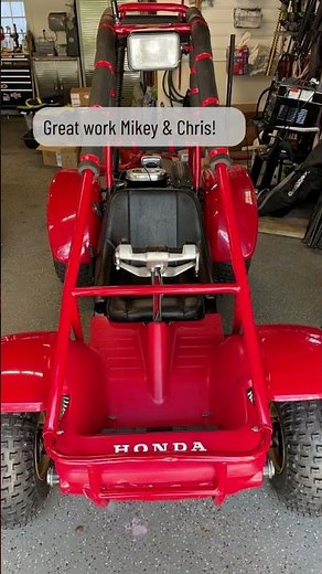 Vintage Honda Odyssey ATV Restoration: Father-Son restore 2nd generation Honda Powersports Go Kart