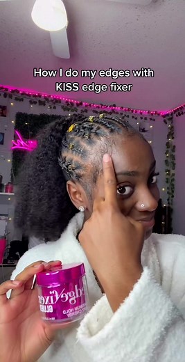 How to Style Natural Edges with Kiss Edge Fixer