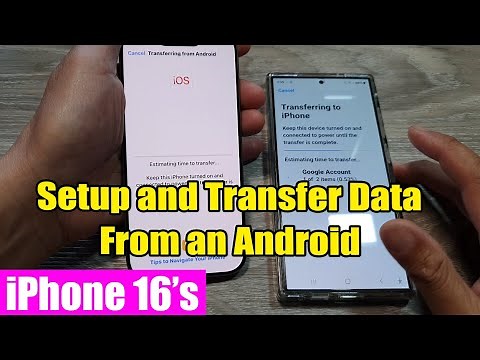 📲 iPhone 16/16 Pro Max: How to Setup and Transfer Data Over From an Android Phone (Wireless)