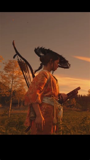 Ghost of Yotei - Beautiful Idle Break Animation