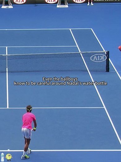 Rafael Nadal's Strict Bottle Arrangement Standards
