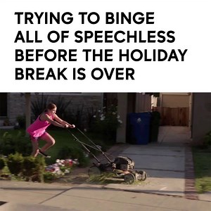 Tis the season to watch all the Speechless episodes: http://abc.go.com/shows/speechless | Speechless