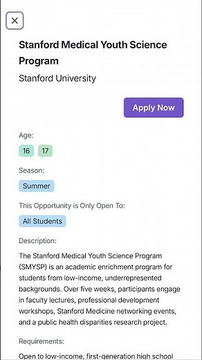 Free STEM Summer Programs for High Schoolers #highschool #collegeadmissions