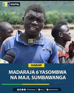 #HABARI: Madaraja 6 yamesombwa na maji katika Bonde la Ziwa Rukwa, Wilaya ya Sumbawanga mkoani Rukwa na kusababisha kukatika kwa mawasilino ya barabara katika Kata Mbili, za Bonde hilo kutokana na Mvua kubwa zinazoendelea kunyesha. Kamati ya Usalama ya Wilaya ya Sumbawanga ikiongozwa na Mkuu wa Wilaya hiyo Nyakia Chirukile, imetembelea maeneo hayo, kisha kuagiza watu wote wanaoishi kando ya mito huhama. #ITVDigital #ITVUpdates #ITVTanzania. #Follow @radioonetanzania | ITV Tanzania