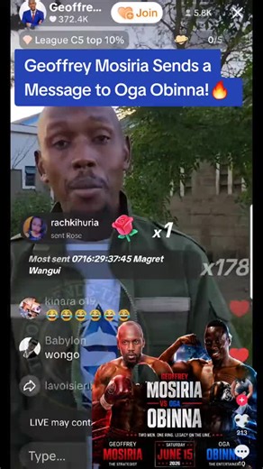 Geoffrey mosiria and Oga Obinna online beef #geoffreymosiria Geoffrey mosiria trending video #foryou #ogaobinna #tiktokdrama majembe and mbavu Destroyer boxing match #tiktokkenya @Geoffrey Mosiria @Oga Obinna TikTok