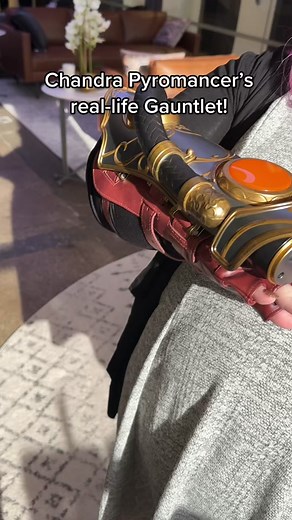 New roleplay collectible from Hasbro! #magicthegathering #magicthegatheringcards #chandra #pyromancer #gauntlet #magicgauntlet #hasbro #collectibles #cosplay #magiccosplay #mtgtiktok #mtgcards #mtgcosplay