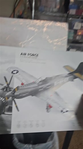 P-51 Mustang Fighter Jet Building Set - 258 PCS