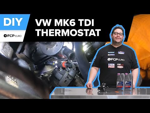 Volkswagen Golf TDI Thermostat Replacement DIY (2009-2013 Mk6 VW Golf TDI)