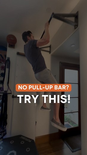 No pull-up bar? No problem! Here are some easy modifications using just resistance bands and a door anchor. I break down way more tips and training hacks over at www.powernationfitness.com See you there! 😎 | Tony Horton