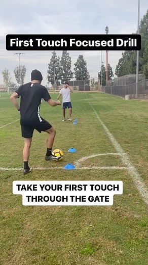 Dustin Cooper on Instagram: "Want A Better First Touch? Grab a partner and set up this great directional first touch drill. Have your first touch tighter than ever before. Message me the word “WORK” if you want me to send you more player specific drills or need help getting where you want to in ⚽️! (do NOT comment it, only send it to my Direct Messages!) 🛑 My app is now up! Check out https://app.coachiq.io/cooper-coaching-academy/athletes/join to get ONE FREE PERSONALIZED DAY training plan, 4+ 