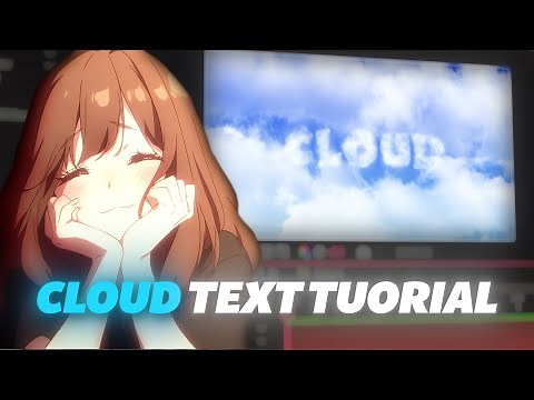 Cloud Text Writing Effect - After Effects Tutorial