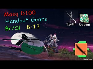 [PSO2:NGS] Handout Gear (Epith/Decem) Masquerader Depth 10 Rank 10 Br/Sl Katana 8:13 マスカレーダ
