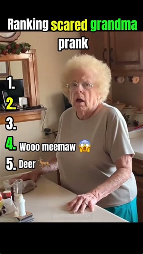 Ranking Scared Grandma Pranks 😂#reaction #scared #prank #grandma #scareprank