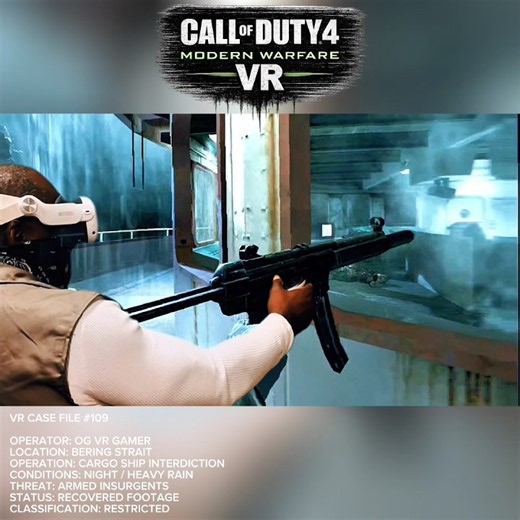 CALL OF DUTY 4 MODERN WARFARE #VR We Stormed the Cargo Ship