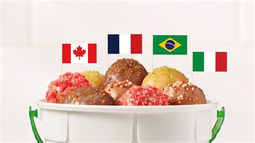 Four new Tim Hortons Timbit flavours launched to celebrate soccer | insauga